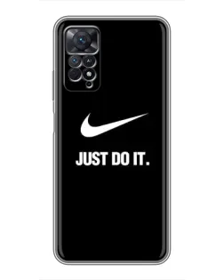 Чехол для Xiaomi Redmi Note 11 Pro с картинкой «Классический принт Nike»