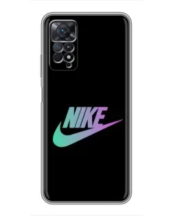 Чехол для Xiaomi Redmi Note 11 Pro с картинкой «Nike — городская ночь»