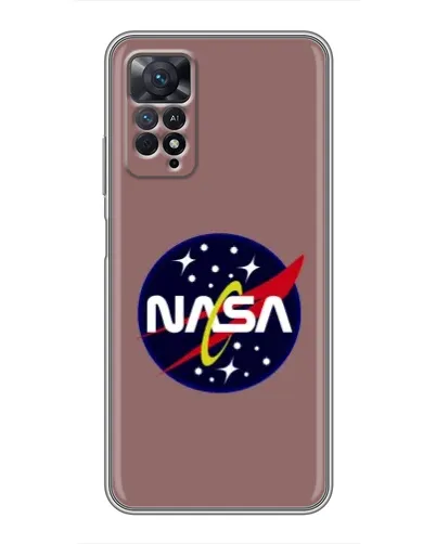 Чехол для Xiaomi Redmi Note 11 Pro с картинкой «NASA — ретро космос»