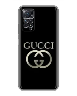 Чехол для Xiaomi Redmi Note 11 Pro с картинкой «Gucci — золото на черном» Чехол для Xiaomi Redmi Note 11 Pro с картинкой «Gucci — золото на черном»