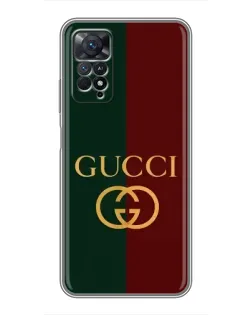 Чехол для Xiaomi Redmi Note 11 Pro с картинкой «Gucci — темно-зеленый градиент» Чехол для Xiaomi Redmi Note 11 Pro с картинкой «Gucci — темно-зеленый градиент»