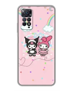 Чехол для Xiaomi Redmi Note 11 Pro с картинкой «My Melody и Kuromi»