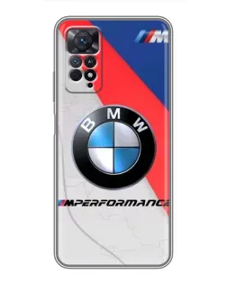 Чехол для Xiaomi Redmi Note 11 Pro с картинкой «BMW Performance стиль» Чехол для Xiaomi Redmi Note 11 Pro с картинкой «BMW Performance стиль»