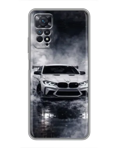 Чехол для Xiaomi Redmi Note 11 Pro с картинкой «BMW сквозь туман» Чехол для Xiaomi Redmi Note 11 Pro с картинкой «BMW сквозь туман»