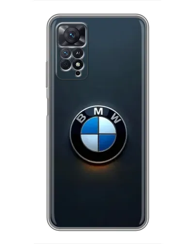 Чехол для Xiaomi Redmi Note 11 Pro с картинкой «Логотип BMW — минимализм» Чехол для Xiaomi Redmi Note 11 Pro с картинкой «Логотип BMW — минимализм»
