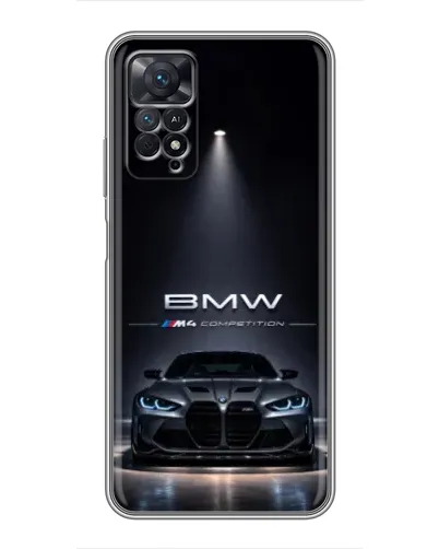 Чехол для Xiaomi Redmi Note 11 Pro с картинкой «BMW сквозь ночной город» Чехол для Xiaomi Redmi Note 11 Pro с картинкой «BMW сквозь ночной город»