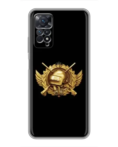 Чехол для Xiaomi Redmi Note 11 Pro с картинкой «PUBG — оранжевый градиент»