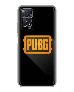 Чехол для Xiaomi Redmi Note 11 Pro с картинкой «PUBG — рамка лого» Чехол для Xiaomi Redmi Note 11 Pro с картинкой «PUBG — рамка лого»