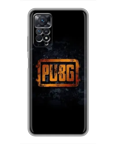 Чехол для Xiaomi Redmi Note 11 Pro с картинкой «PUBG — золотой логотип»