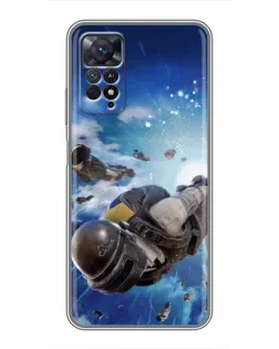 Чехол для Xiaomi Redmi Note 11 Pro с картинкой «Десант PUBG — прыжок» Чехол для Xiaomi Redmi Note 11 Pro с картинкой «Десант PUBG — прыжок»