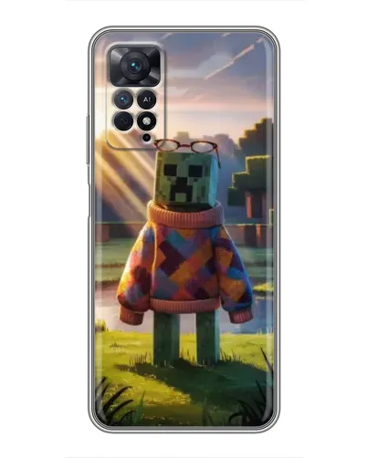 Чехол для Xiaomi Redmi Note 11 Pro с картинкой «Крипер в свитере»