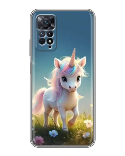 Чехол для Xiaomi Redmi Note 11 Pro с картинкой «Единорог на поляне» Чехол для Xiaomi Redmi Note 11 Pro с картинкой «Единорог на поляне»