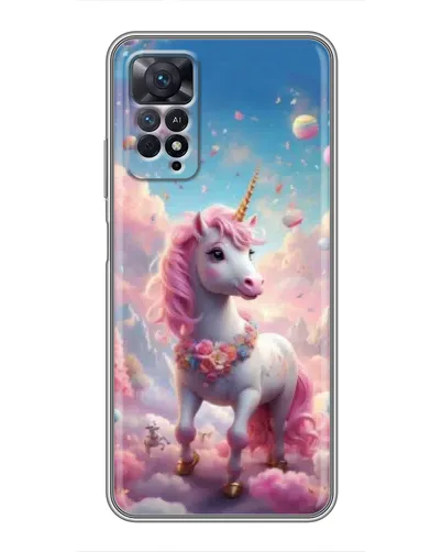 Чехол для Xiaomi Redmi Note 11 Pro с картинкой «Единорог среди облаков» Чехол для Xiaomi Redmi Note 11 Pro с картинкой «Единорог среди облаков»