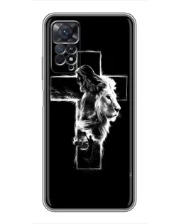 Чехол для Xiaomi Redmi Note 11 Pro с картинкой «Сияющий крест Jesus»