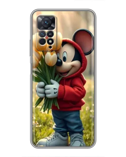 Чехол для Xiaomi Redmi Note 11 Pro с картинкой «Микки с тюльпанами» Чехол для Xiaomi Redmi Note 11 Pro с картинкой «Микки с тюльпанами»