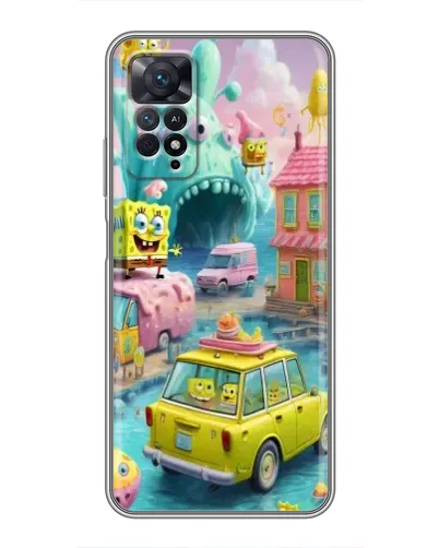 Чехол для Xiaomi Redmi Note 11 Pro с картинкой «Монстр-трак приключения»