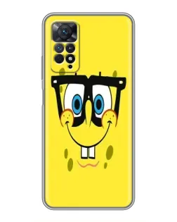 Чехол для Xiaomi Redmi Note 11 Pro с картинкой «Минималистичный Спанч Боб» Чехол для Xiaomi Redmi Note 11 Pro с картинкой «Минималистичный Спанч Боб»