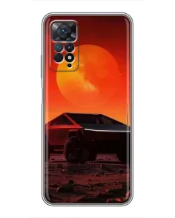 Чехол для Xiaomi Redmi Note 11 Pro с картинкой «Cybertruck на Марсе» Чехол для Xiaomi Redmi Note 11 Pro с картинкой «Cybertruck на Марсе»