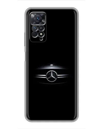 Чехол для Xiaomi Redmi Note 11 Pro с картинкой «Mercedes — абстрактные линии» Чехол для Xiaomi Redmi Note 11 Pro с картинкой «Mercedes — абстрактные линии»