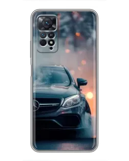 Чехол для Xiaomi Redmi Note 11 Pro с картинкой «Mercedes — ночной город» Чехол для Xiaomi Redmi Note 11 Pro с картинкой «Mercedes — ночной город»