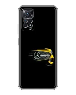 Чехол для Xiaomi Redmi Note 11 Pro с картинкой «Mercedes — ретро стиль»