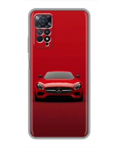 Чехол для Xiaomi Redmi Note 11 Pro с картинкой «Красный Mercedes AMG» Чехол для Xiaomi Redmi Note 11 Pro с картинкой «Красный Mercedes AMG»