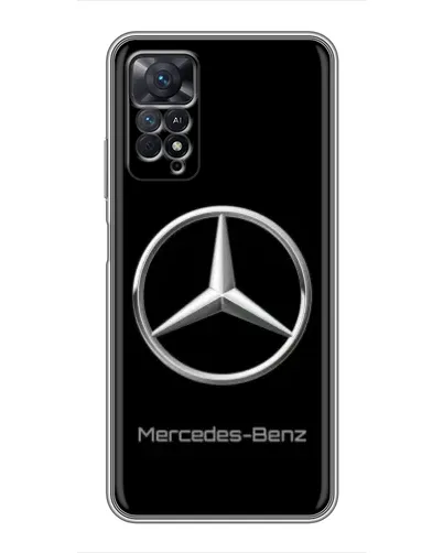 Чехол для Xiaomi Redmi Note 11 Pro с картинкой «Mercedes Silver Logo» Чехол для Xiaomi Redmi Note 11 Pro с картинкой «Mercedes Silver Logo»