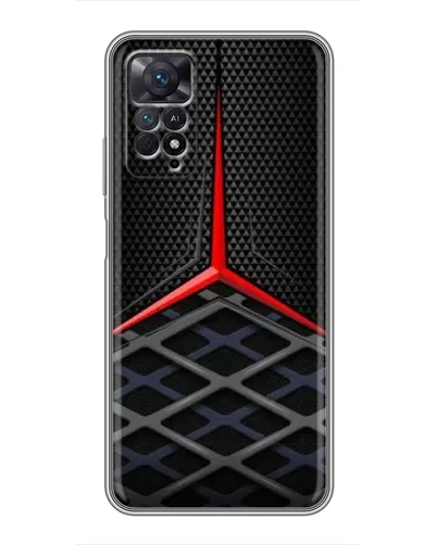 Чехол для Xiaomi Redmi Note 11 Pro с картинкой «Mercedes Carbon Grid» Чехол для Xiaomi Redmi Note 11 Pro с картинкой «Mercedes Carbon Grid»