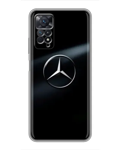 Чехол для Xiaomi Redmi Note 11 Pro с картинкой «Mercedes на металле» Чехол для Xiaomi Redmi Note 11 Pro с картинкой «Mercedes на металле»