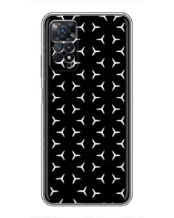 Чехол для Xiaomi Redmi Note 11 Pro с картинкой «Mercedes паттерн звезд» Чехол для Xiaomi Redmi Note 11 Pro с картинкой «Mercedes паттерн звезд»