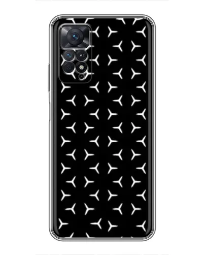 Чехол для Xiaomi Redmi Note 11 Pro с картинкой «Mercedes паттерн звезд» Чехол для Xiaomi Redmi Note 11 Pro с картинкой «Mercedes паттерн звезд»