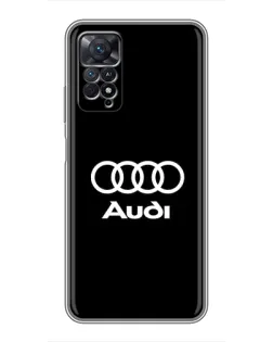 Чехол для Xiaomi Redmi Note 11 Pro с картинкой «Классическое лого Audi» Чехол для Xiaomi Redmi Note 11 Pro с картинкой «Классическое лого Audi»