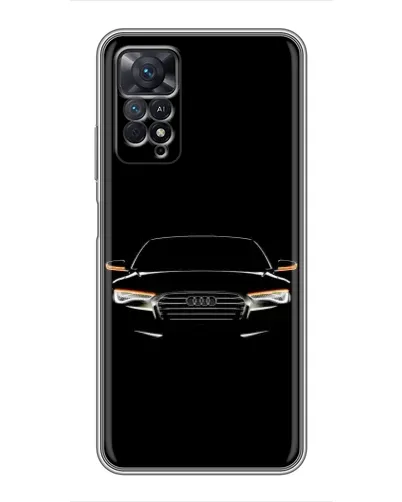 Чехол для Xiaomi Redmi Note 11 Pro с картинкой «Audi — ночной контур» Чехол для Xiaomi Redmi Note 11 Pro с картинкой «Audi — ночной контур»