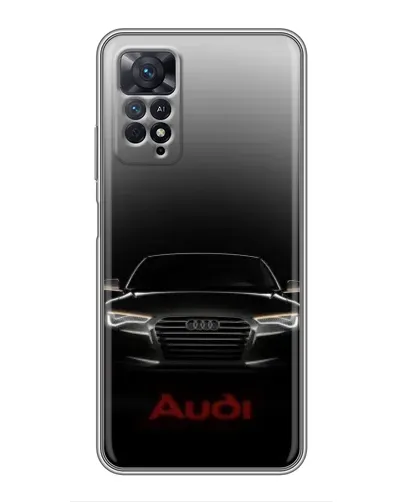 Чехол для Xiaomi Redmi Note 11 Pro с картинкой «Audi — градиентный контур» Чехол для Xiaomi Redmi Note 11 Pro с картинкой «Audi — градиентный контур»
