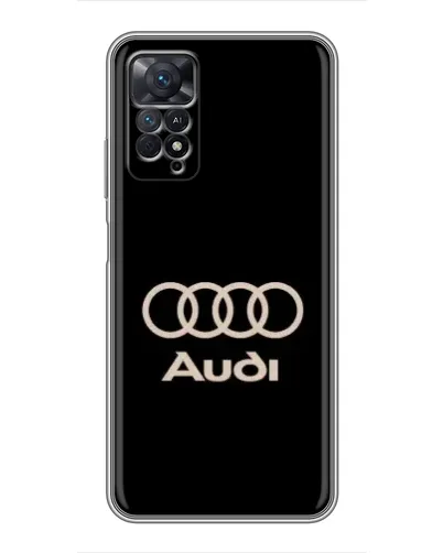 Чехол для Xiaomi Redmi Note 11 Pro с картинкой «Audi — золотой логотип» Чехол для Xiaomi Redmi Note 11 Pro с картинкой «Audi — золотой логотип»