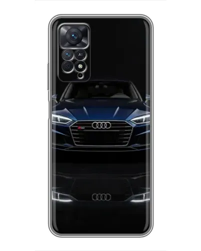 Чехол для Xiaomi Redmi Note 11 Pro с картинкой «Audi — ночное отражение» Чехол для Xiaomi Redmi Note 11 Pro с картинкой «Audi — ночное отражение»