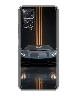 Чехол для Xiaomi Redmi Note 11 Pro с картинкой «Lamborghini золотые линии» Чехол для Xiaomi Redmi Note 11 Pro с картинкой «Lamborghini золотые линии»