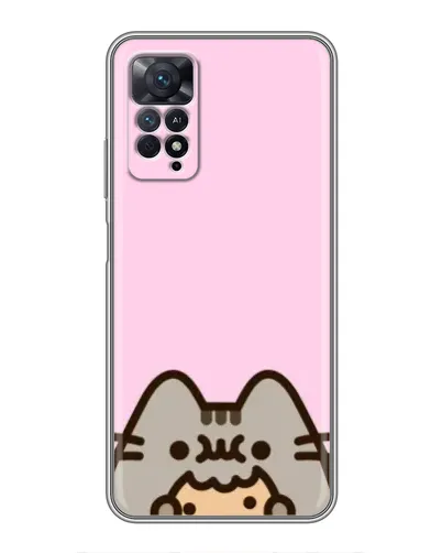 Чехол для Xiaomi Redmi Note 11 Pro с картинкой «Pusheen и печенье» Чехол для Xiaomi Redmi Note 11 Pro с картинкой «Pusheen и печенье»