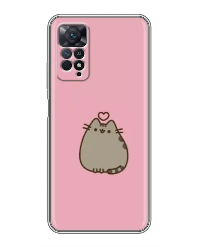 Чехол для Xiaomi Redmi Note 11 Pro с картинкой «Pusheen сердце» Чехол для Xiaomi Redmi Note 11 Pro с картинкой «Pusheen сердце»