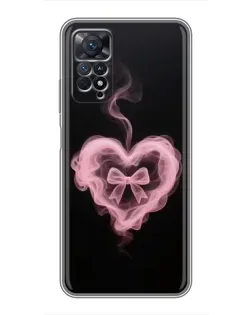 Чехол для Xiaomi Redmi Note 11 Pro с картинкой «Дымчатое сердце»