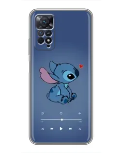 Чехол для Xiaomi Redmi Note 11 Pro с картинкой «Музыкальный Stitch»