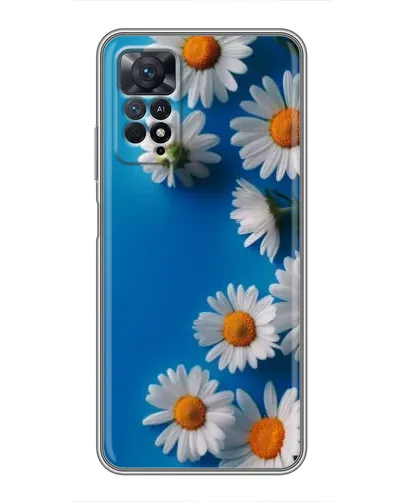 Чехол для Xiaomi Redmi Note 11 Pro с картинкой «Белоснежные маргаритки»