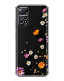 Чехол для Xiaomi Redmi Note 11 Pro с картинкой «Цветочная композиция»