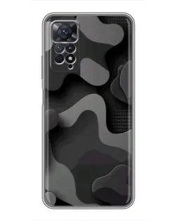 Чехол для Xiaomi Redmi Note 11 Pro с картинкой «Темный абстрактный камуфляж»