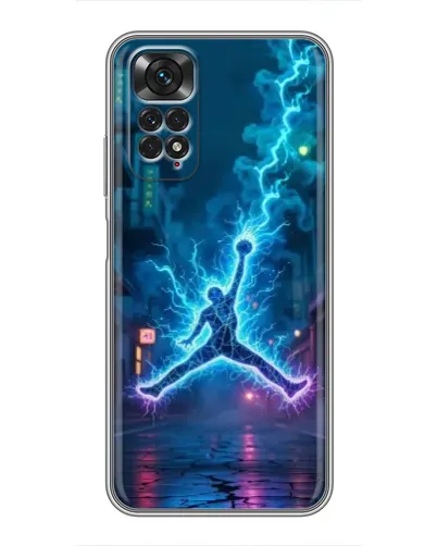 Чехол для Xiaomi Redmi Note 11 / 11s с картинкой «Jordan Gold Jumpman»