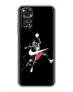 Чехол для Xiaomi Redmi Note 11 / 11s с картинкой «Jordan Jumpman» Чехол для Xiaomi Redmi Note 11 / 11s с картинкой «Jordan Jumpman»
