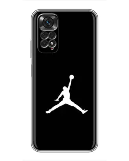 Чехол для Xiaomi Redmi Note 11 / 11s с картинкой «Jordan Silhouette» Чехол для Xiaomi Redmi Note 11 / 11s с картинкой «Jordan Silhouette»
