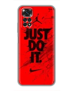 Чехол для Xiaomi Redmi Note 11 / 11s с картинкой «Nike Just Do It» Чехол для Xiaomi Redmi Note 11 / 11s с картинкой «Nike Just Do It»