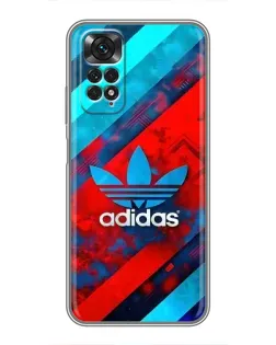Чехол для Xiaomi Redmi Note 11 / 11s с картинкой «Абстракция Adidas» Чехол для Xiaomi Redmi Note 11 / 11s с картинкой «Абстракция Adidas»