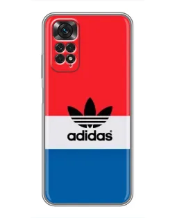 Чехол для Xiaomi Redmi Note 11 / 11s с картинкой «Ретро блоки Adidas» Чехол для Xiaomi Redmi Note 11 / 11s с картинкой «Ретро блоки Adidas»